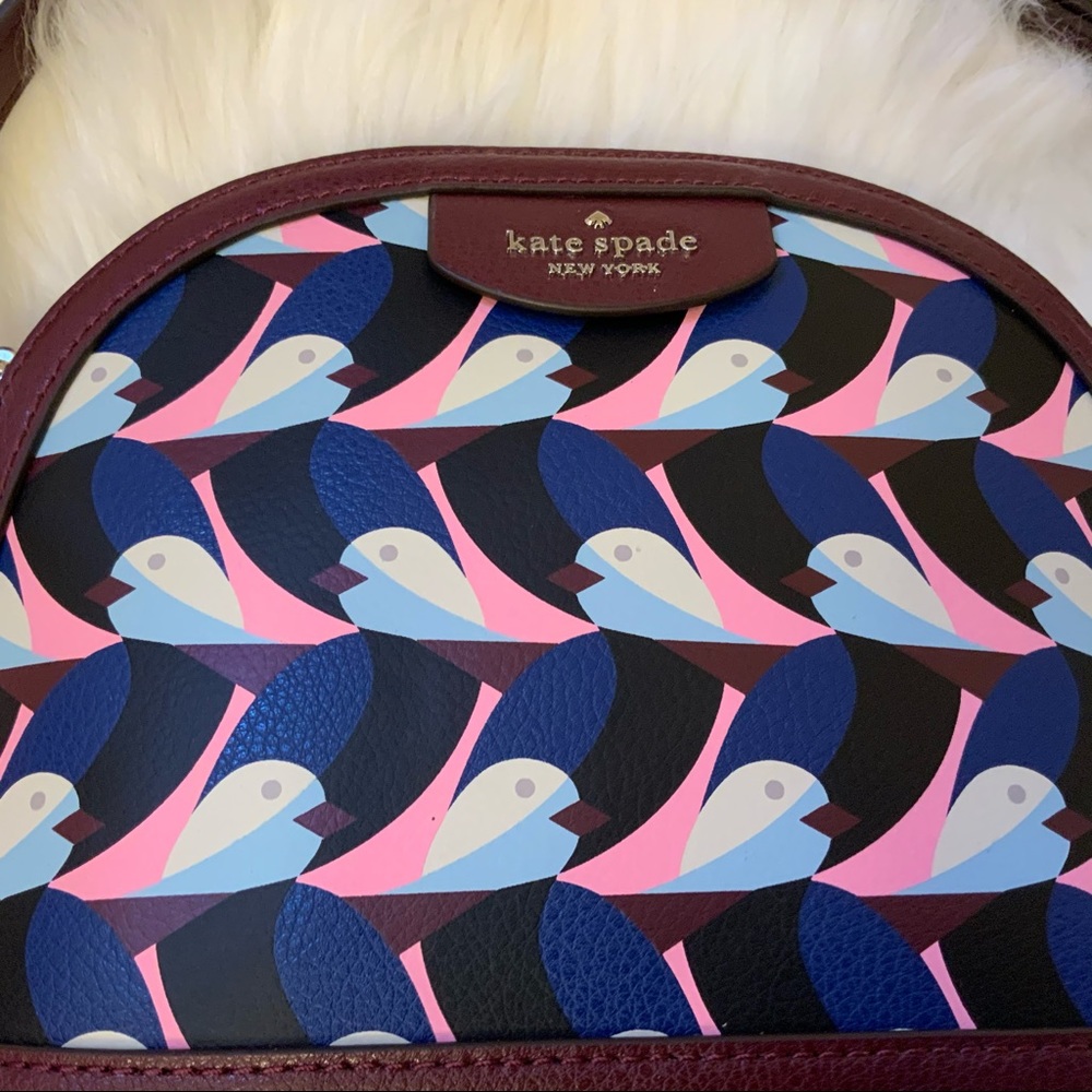 Kate Spade Sylvia Geo Birds Dome Crossbody Bag NWT - Picture 5 of 14